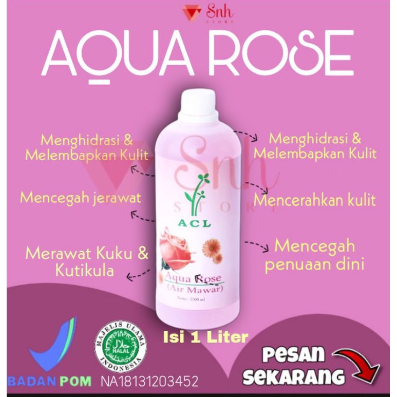 AIR MAWAR 1 LITER/Air mawar wajah/Air mawar mustika ratu/air mawar murah /face mist air mawar/facial mist rose water/toner mawar/air mawar viva/Air mawar murni pure bpom/air mawar mustika rat/perawatan wajah kecantikan/masker muka glowing