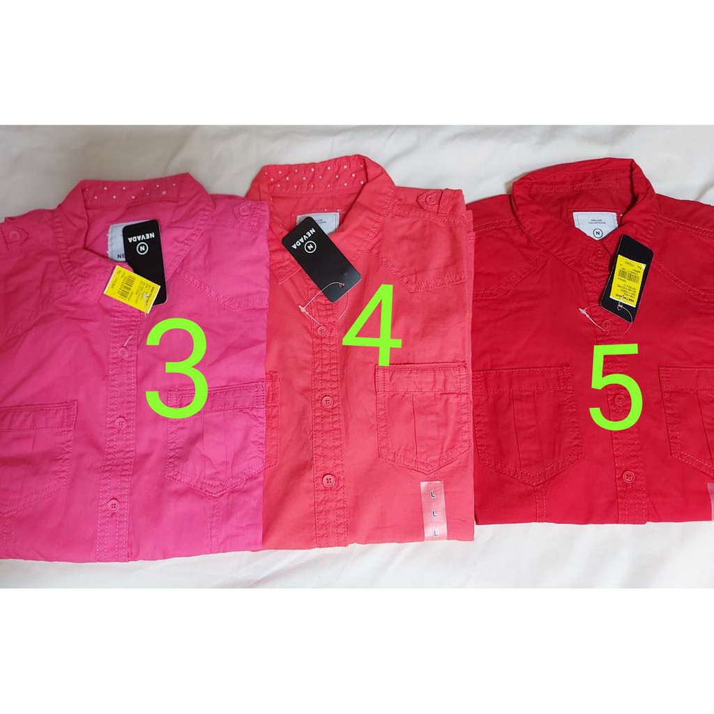 L-NEVADA/Kemeja Wanita LENGAN PANJANG/Polos-6