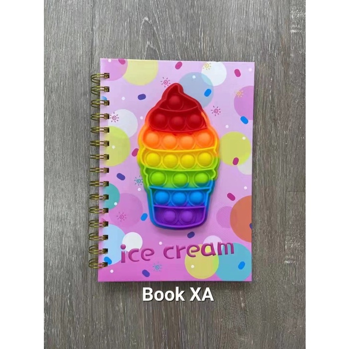 

BUKU TULIS / Notebook POP IT Anti-stres Buku Catatan - BOOK XA