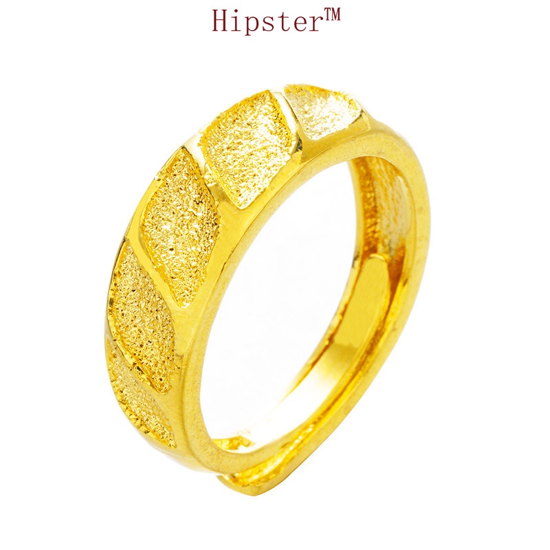 Hot Sale New Classic Fashion Romantic 18K Gold Couple Adjustable Ring