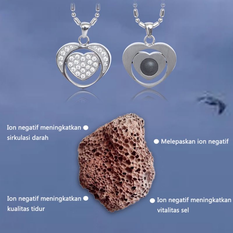 (BEST SELLER)KALUNG QUANTUM PENDANT KESEHATAN TERBARU motif LOVE