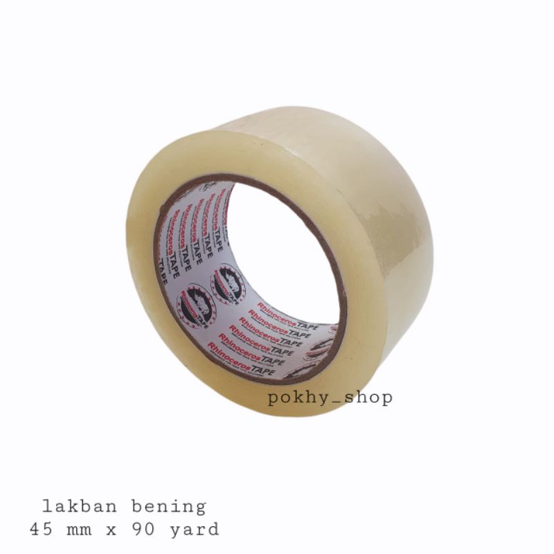 

Lakban Bening Putih Tape Clear 2" 45 mm x 90 yard