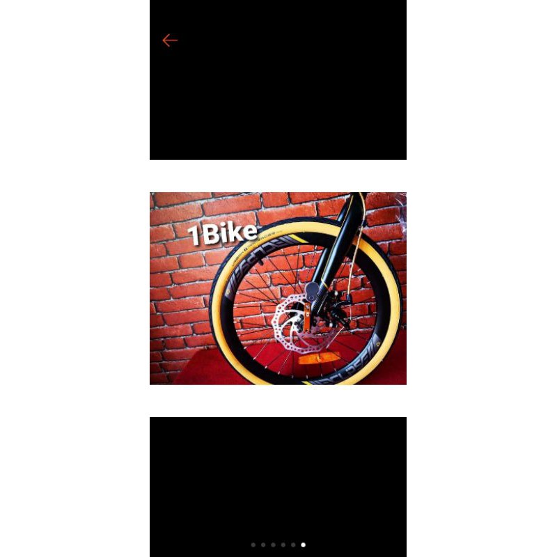 folding bike 20 police milan