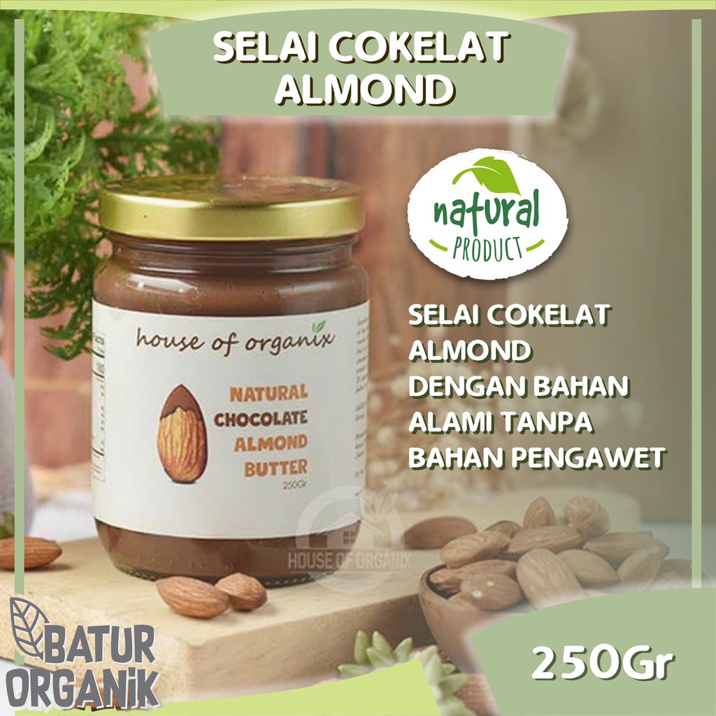 

SELAI COKLAT ALMOND 250Gr