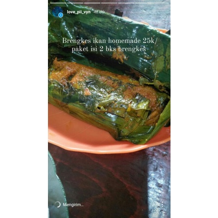 

Brengkes ikan vegetarian ( ikan homemade )