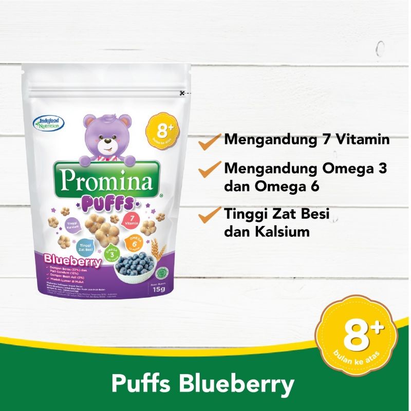 Jual Promina Puffs Blueberry 15 gr | Shopee Indonesia
