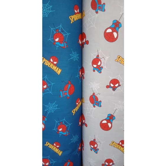 kain sprei meteran spiderman ultimate star bintang kecil