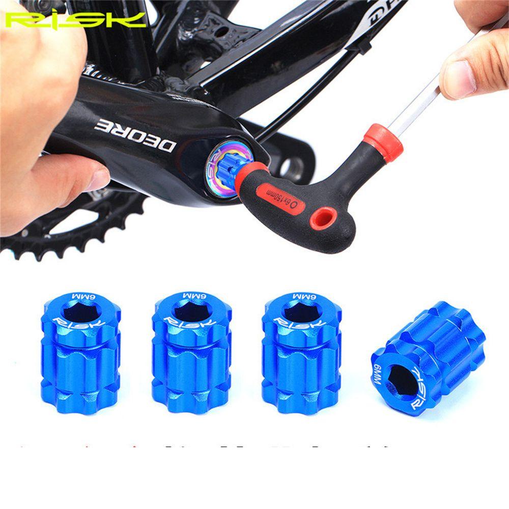 R-FLOWER 4pcs Kunci Crankset Aksesoris Sepeda Sepeda Sepeda Jalan Engkol Alat Pasang Repair Tools plate