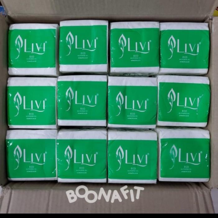 

1 Dus Tissue Livi Eco Pop Up Meja Multi Purpose | Tissue Kotak