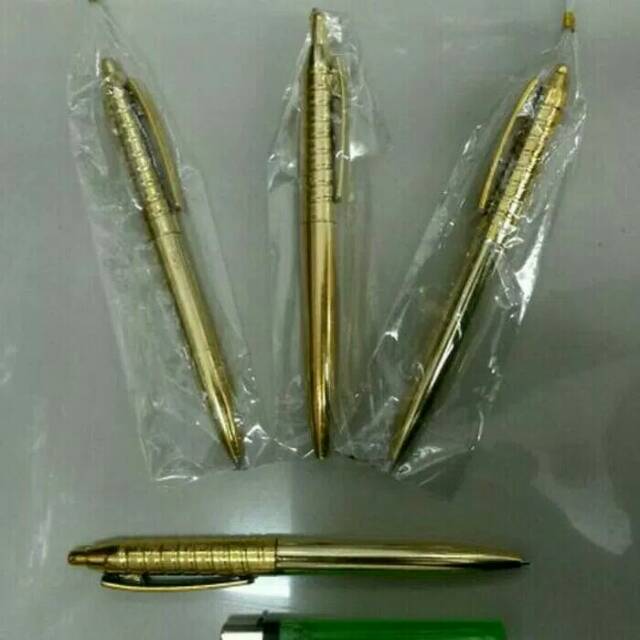 

Souvenir pulpen gold