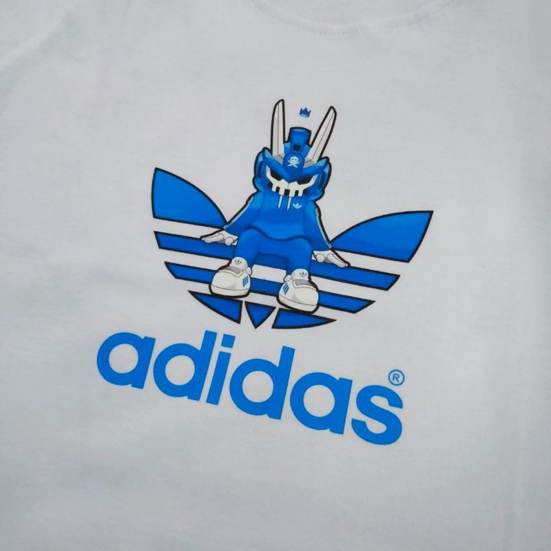 KAOS ANAK LAKI LAKI PEREMPUAN ADIDAS ROBOT BIRU PREMIUM HIGH QUALITY BAJU ANAK COWOK ADIDAS MURAH