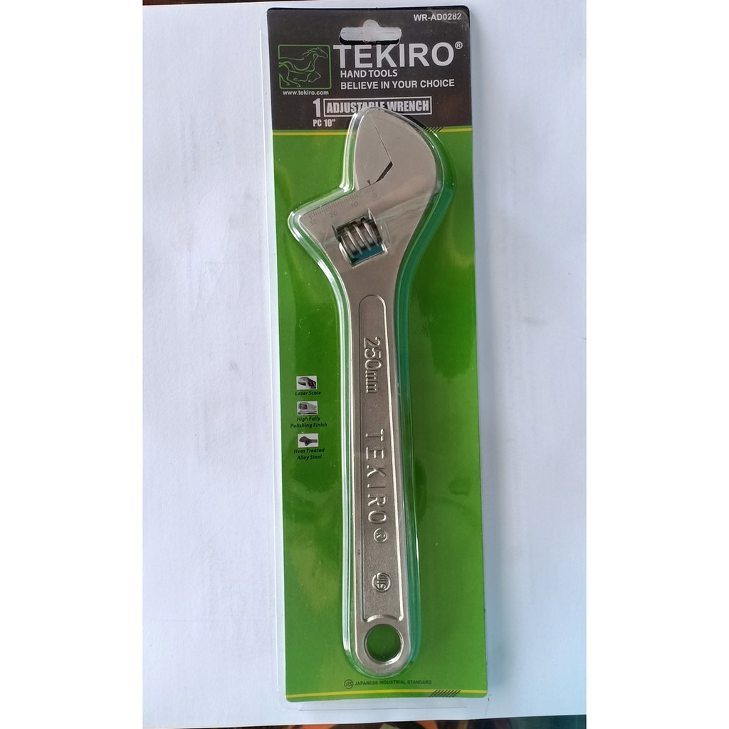 Tekiro Kunci Inggris 10 Inch KUNCI INGGRIS TEKIRO 10 IN KUNCI INGGRIS TEKIRO ADJUSTABLE WRENCH