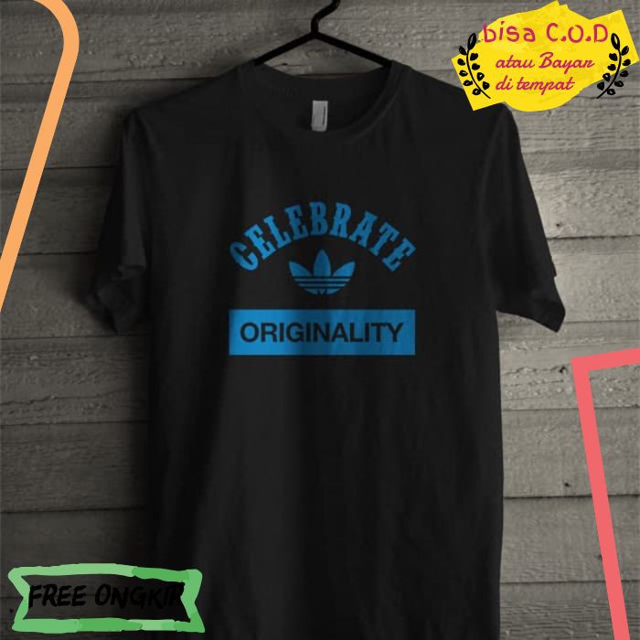 [COD]771 KAOS T-SHIRT BAJU PRIA WANITA DISTRO ADIDAS CELEBRATE CASUAL SHIRT GRADE ORI MURAH GO