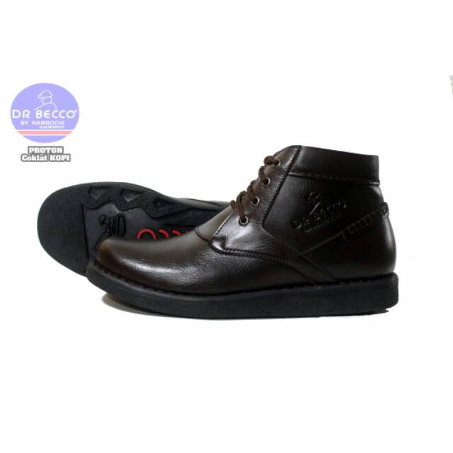 SALE!  SEPATU BOOTS KULIT ASLI ORIGINAL DR. BECCO BISA DIPAKAI KERJA KANTOR DAN FORMAL