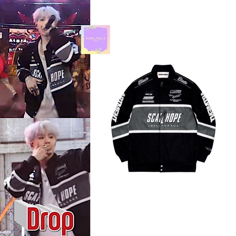 (PO) OFFICIAL Apartment Chasing Dream Racing Jacket worn by BTS Suga