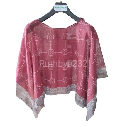 Ruthby Kimono Scarf / Scarf Outer / Outerwear / Outer Scarf-Kimono-Luna Maron