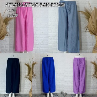 CELANA KULOT HW HIGHWAIST KANCING RESLETING  RAYON PREMIUM 