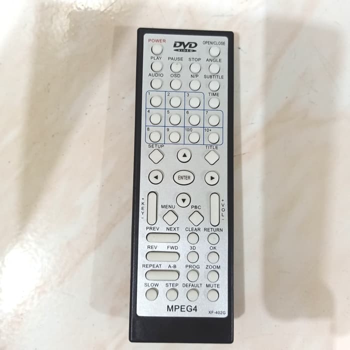 REMOTE DVD MAXTRON MPEG4 XF-402G