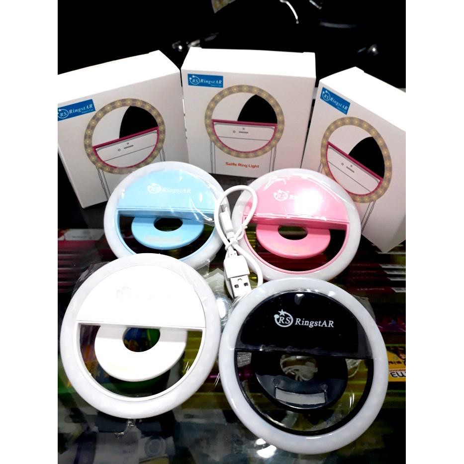 Ring Light Selfie LED / Lampu selfie Bulat untuk kamera camera hp Flash charm eyes