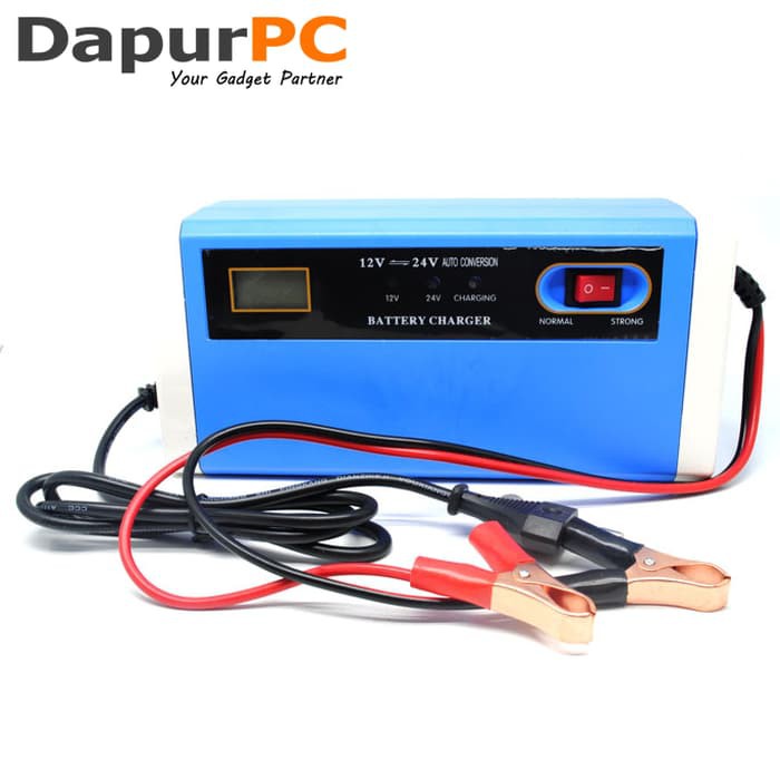 Otomotif - Charger Aki Portable - Aki Mobil Charger Aki Portable 12-24V 10A Mobil Motor Intelligent