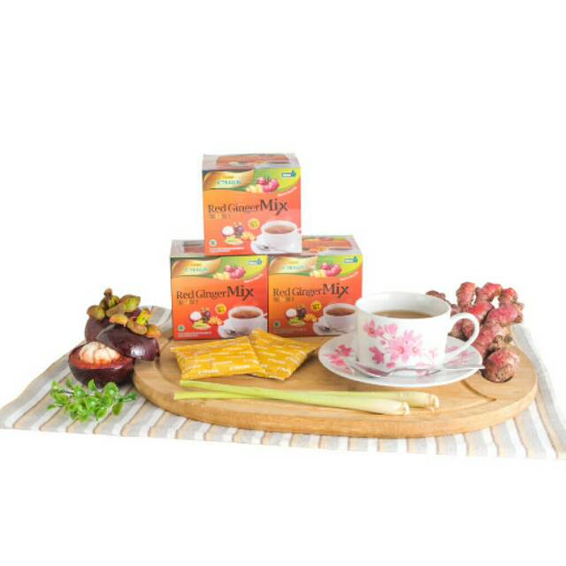 

XTRAGIN RED GINGER MIX MINUMAN JAHE MERAH SACHET @20gr PER BOX ISI 10 SACHET