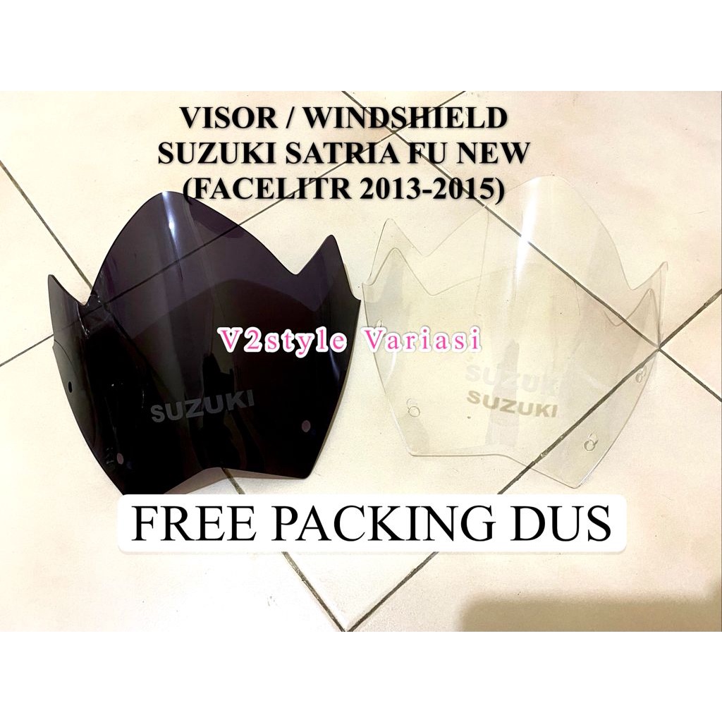 VISOR FU NEW 2014 2015 WINDSHIELD SUZUKI SATRIA FU RYBEN BENING KACA DEPAN FU FACELITE 2014 2015 ACRILIC KACA ANGIN TEBAL SATRIA FU LAMA SATRIA FU BARU
