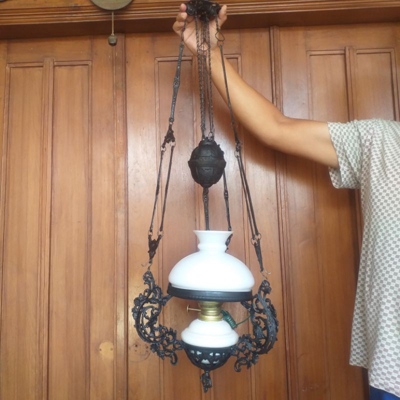 Lampu Gantung Hias Jawa Kerek Ukuran 18