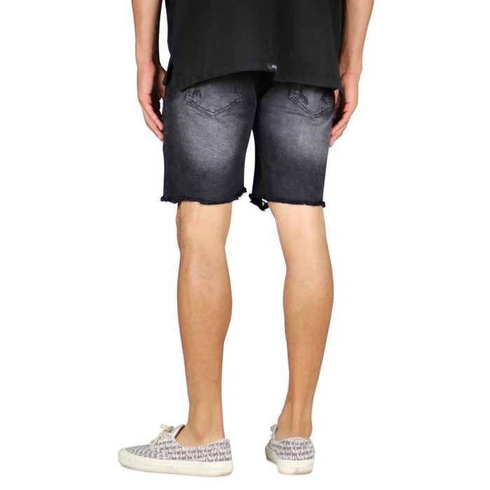 Hyperdenim Black Tattered Jean Short 100% Authentic