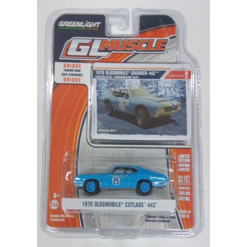 Diecast Mobil GREENLIGHT 1/64 Oldsmobile Cutlass 442 1970