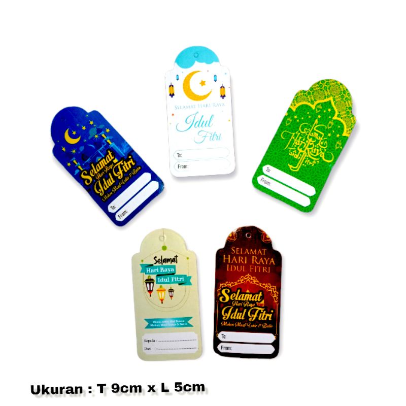 

Hang tag lebaran/kartu selamat/IdulFitri/hampers