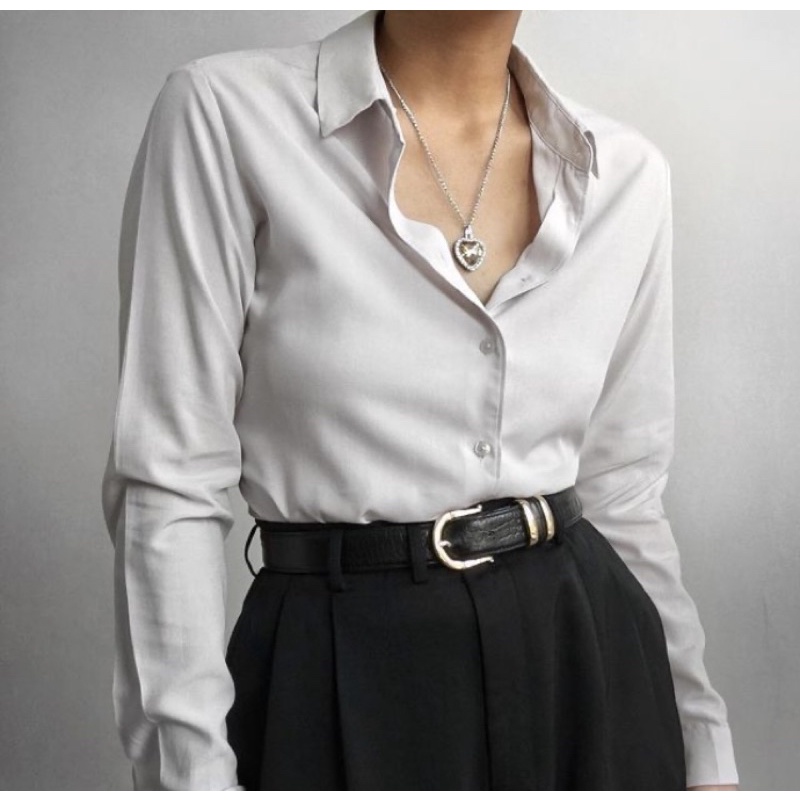 uniqlo shirt / kemeja uniqlo / kemeja putih uniqlo