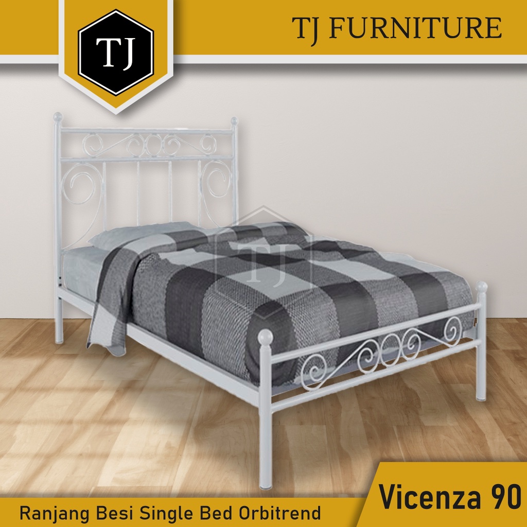 Jual Orbitrend Ranjang Besi Tempat Tidur Besi Divan Besi Single Bed Vicenza 90 Shopee 7638