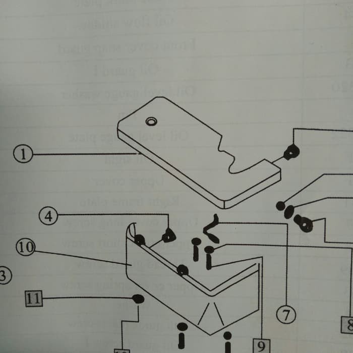 KB22F Tutup Samping Mesin Obras