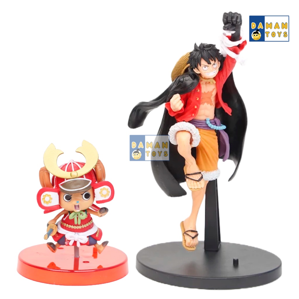 Action Figure Luffy Chopper Anime Roronoa Zoro One Piece  Patung Pajangan Koleksi