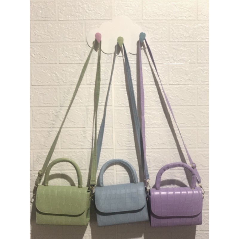 Luna sling bag mini croco