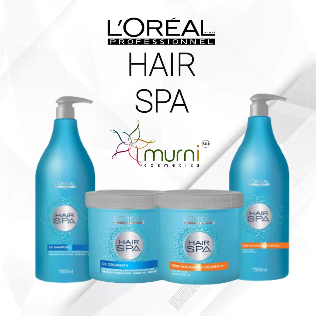 L'OREAL HAIRSPA SHAMPOO 1500ML CREAMBATH 1000ML