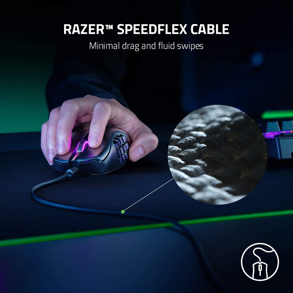 Razer Naga X Ergonomic MMO RGB Gaming Mouse