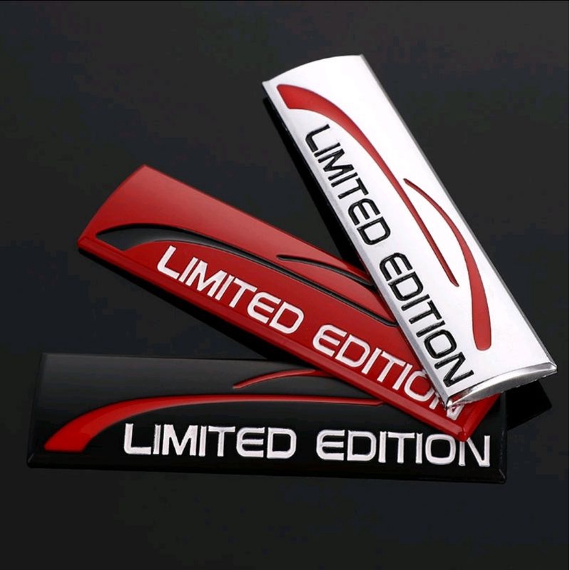 Stiker Emblem Mobil LIMITED EDITION Bahan METAL