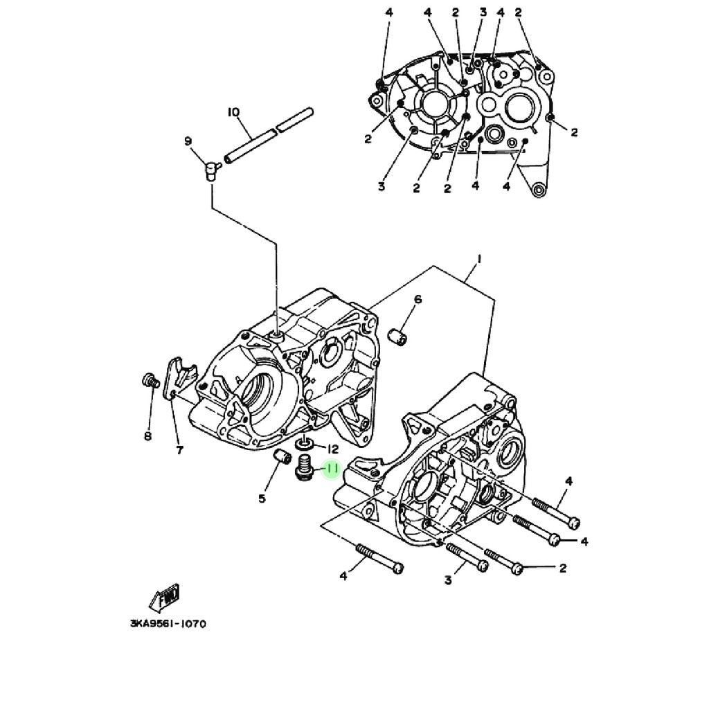 BAUT TAB TAP PEMBUANGAN OLI BAWAH RXKING RX KING RXS S ALFA FORCE 1 F1ZR FIZR F1Z FIZ R ORIGINAL YGP 90340-12005