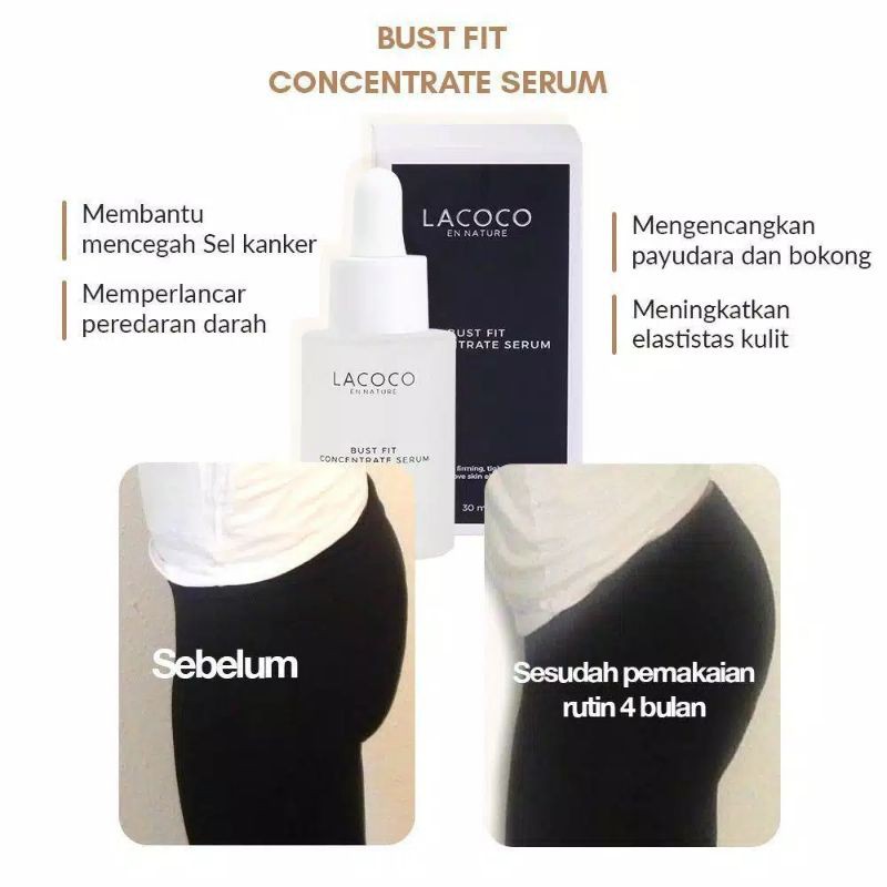 LACOCO Bust Fit Concentrate Serum Perawatan Payudara Premium