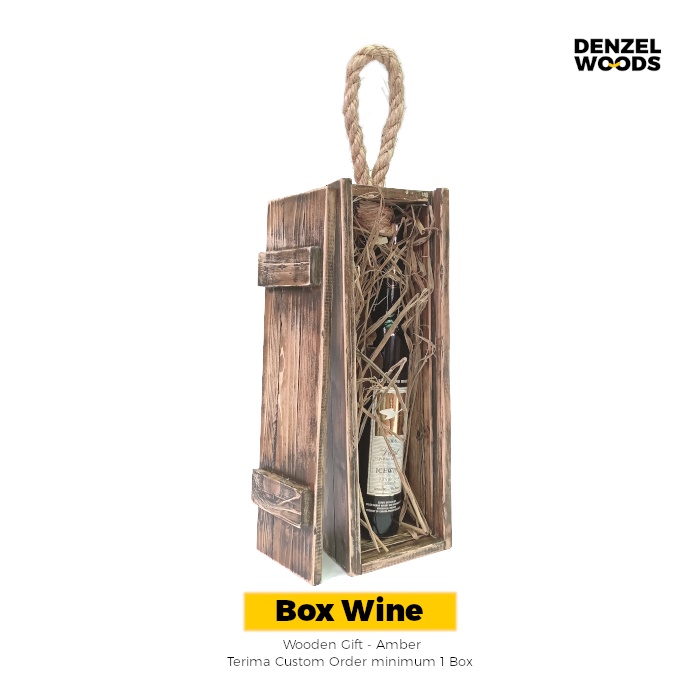 

Box Kayu Wine - Amber / Gift Box / Hampers