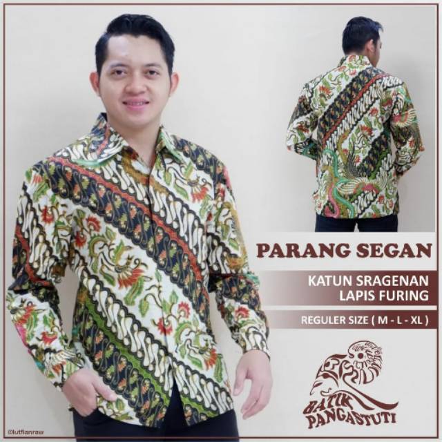 Kemeja Batik Pria Eksklusif PARANG SEGAN