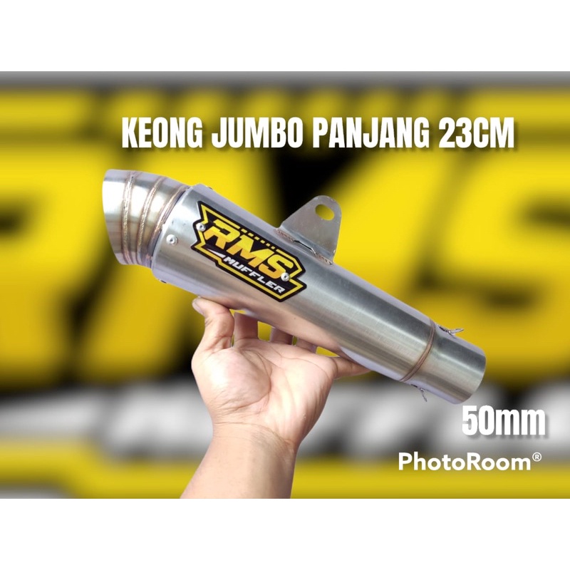 SLINCER KNALPOT KEONG JUMBO RMS MUFFLER SARANGAN 1/4 TYPE B