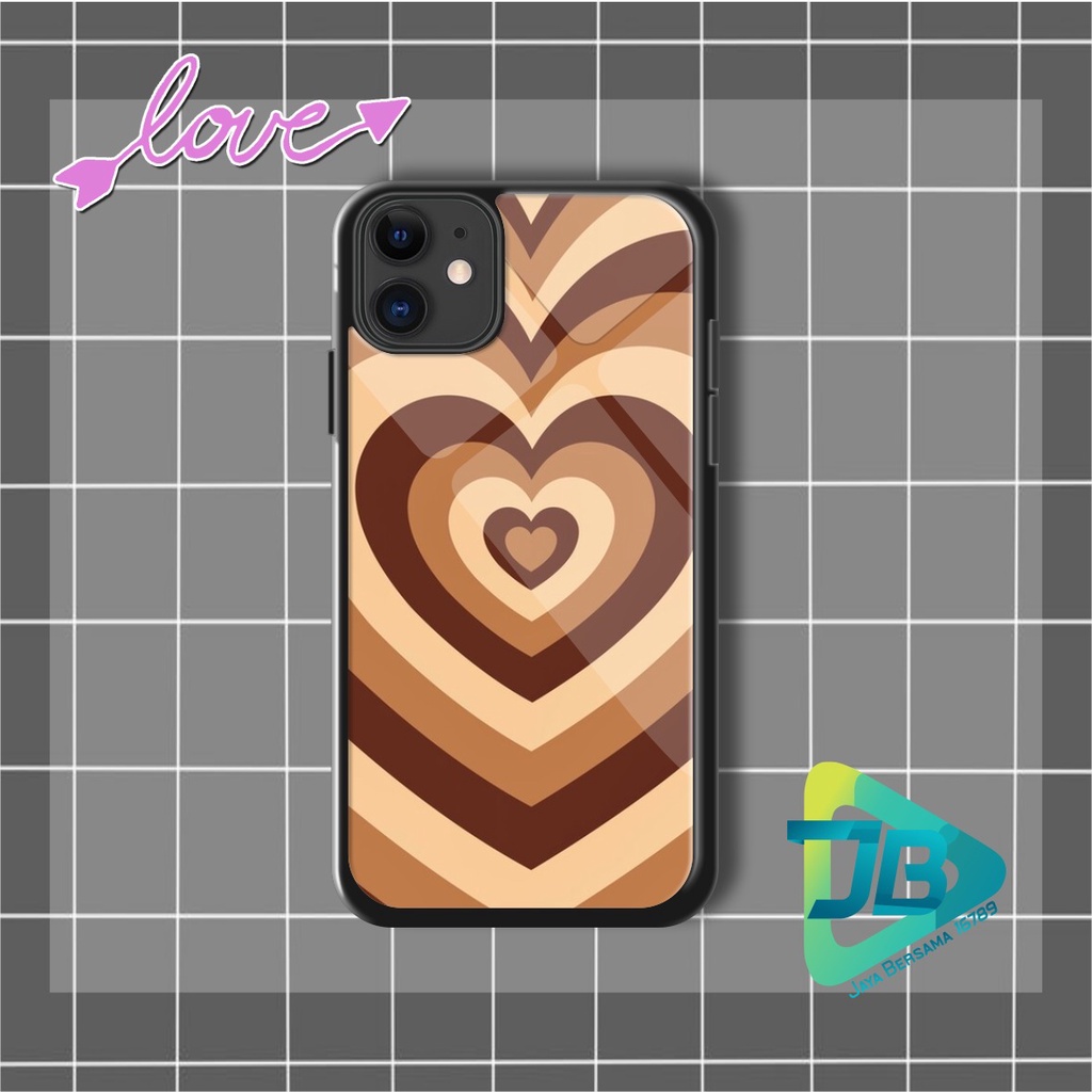 HARDCASE 2D GLOSSY LOVE OPPO VIVO XIAOMI SAMSUNG REALME IPHONE ALL TYPE JB5583