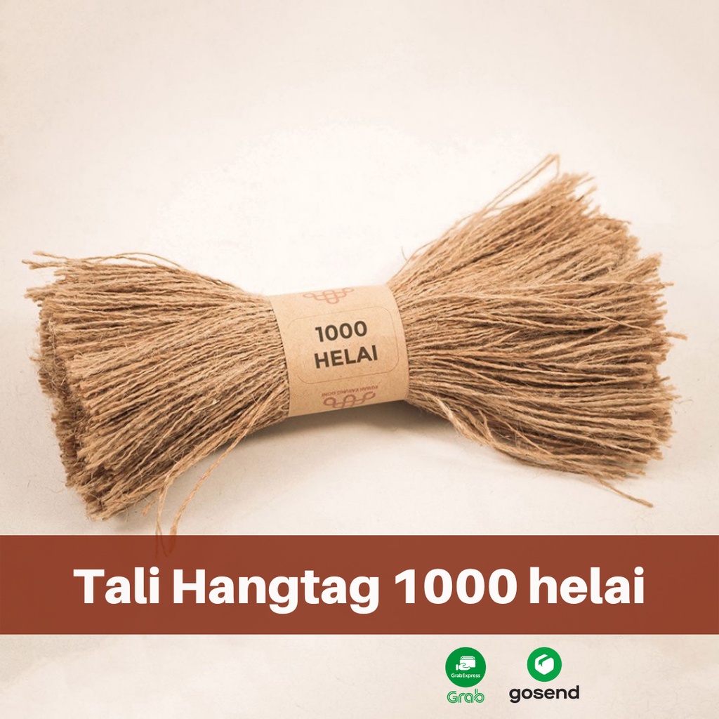 Tali Hangtag Goni 1000 helai Tali Rami Tali Rustic