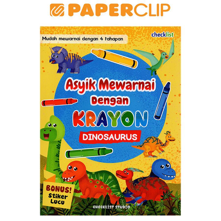Dinosaurus Asyik Mewarnai Dengan Krayon Shopee Indonesia