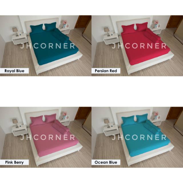 SPREI FLAT FITTED LADY ROSE POLOS EMBOSS 180X200CM 6KAKI KING SIZE BED NO 1 TERMURAH TERLARIS