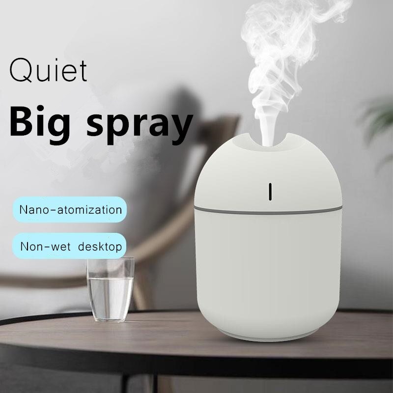 Humidifier Baymax Mini LED RGB USB 400ml Difuser Essential Oil Aromatherapy-7
