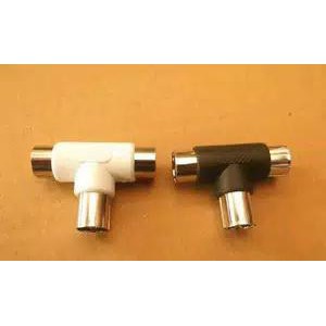 JEK T ANTENA CABANG 1 ANTENA UNTUK 2 TV PARALEL SAMBUNGAN 1 ANTENA 2TV LANGSUNG COLOK