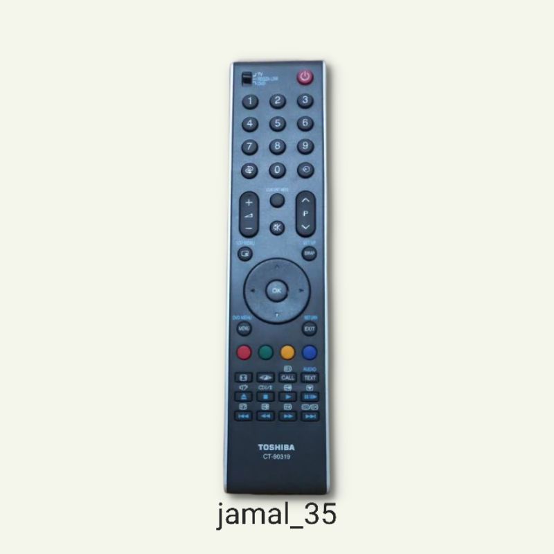 REMOTE REMOT TV LCD LED TOSHIBA CT-90319 ORIGINAL ASLI